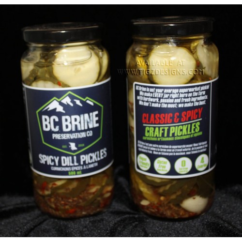 BC Brine - Pickled Carrots (or) Spicy Dill Pickle Chips